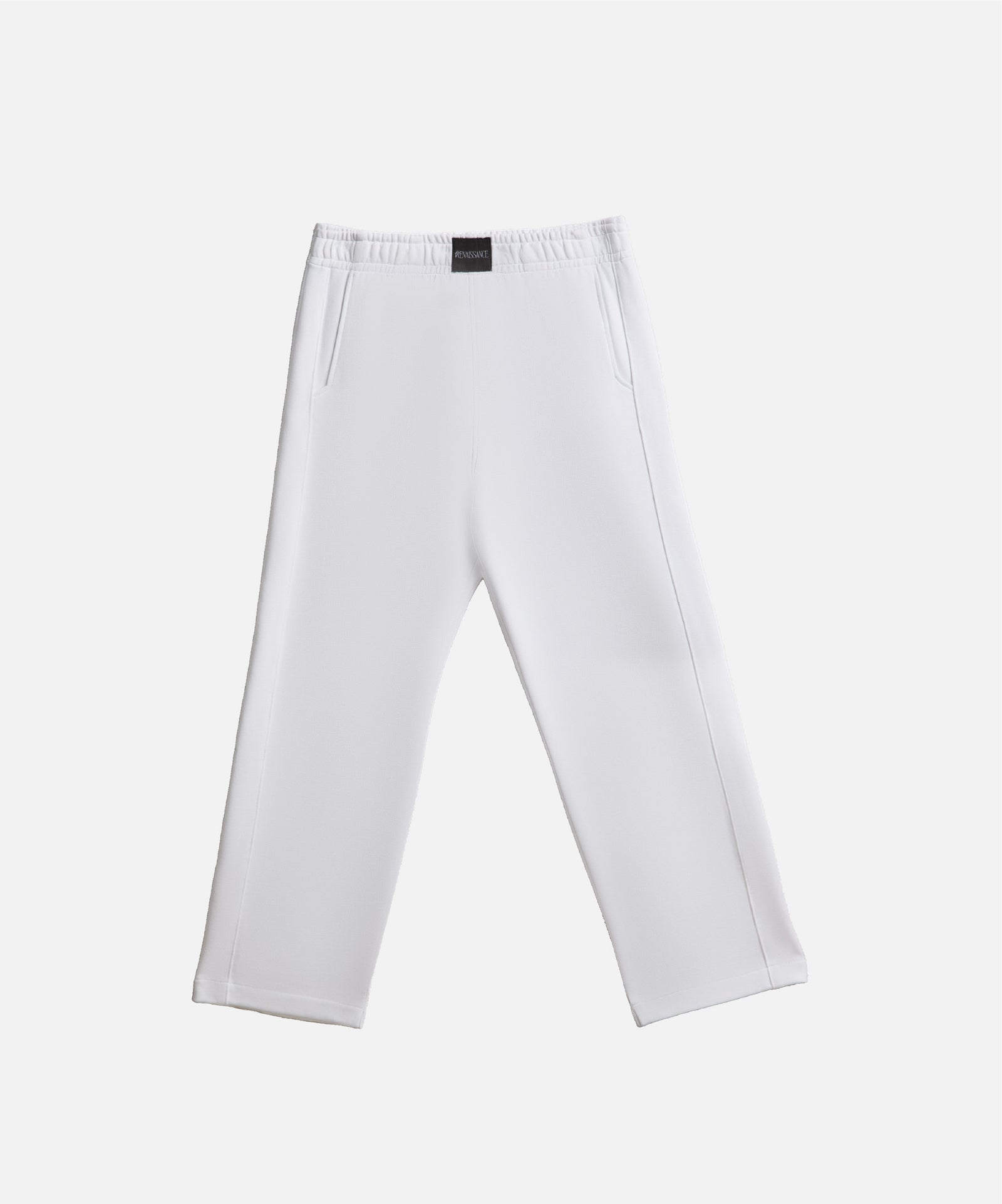 WHITE ESSENTIAL SWEATPANTS