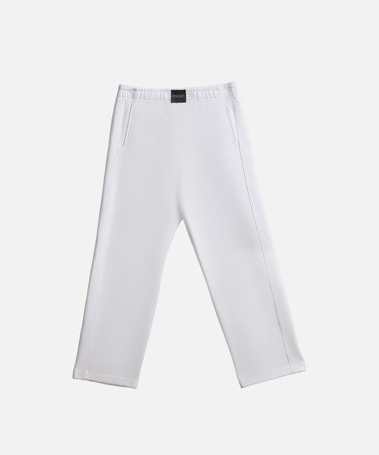WHITE ESSENTIAL SWEATPANTS