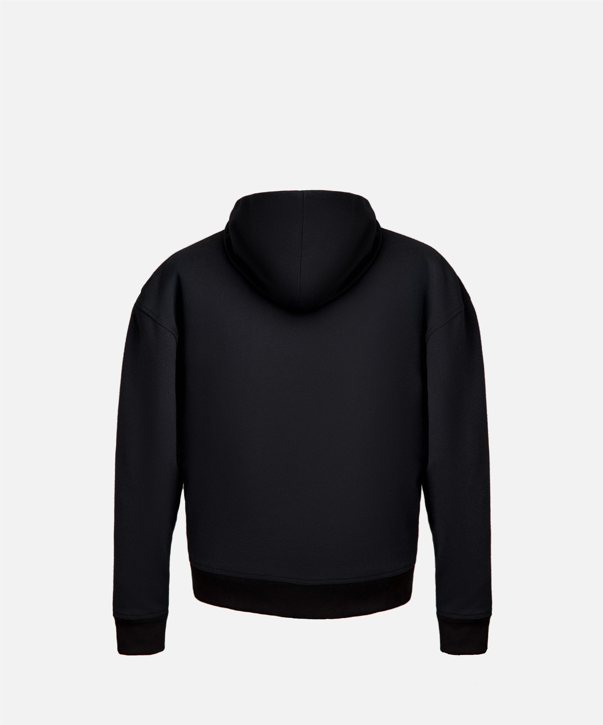 BLACK ZIP HOODIE