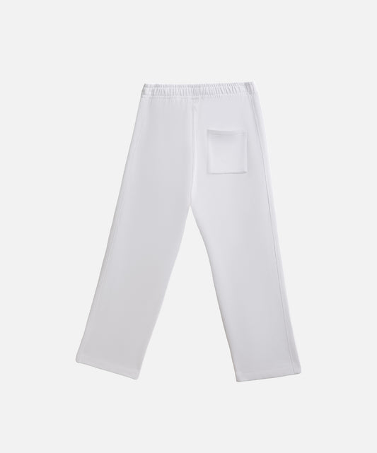 WHITE ESSENTIAL SWEATPANTS